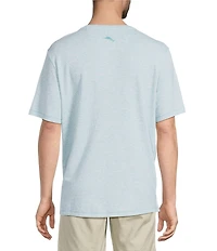Tommy Bahama Lido Linen Short Sleeve Henley Button Front Shirt