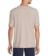 Tommy Bahama Lido Linen Short Sleeve Henley Button Front Shirt