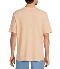 Tommy Bahama Lido Linen Short Sleeve Henley Button Front Shirt