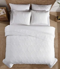 Tommy Bahama Line Palm Cotton Reversible Quilt Mini Set