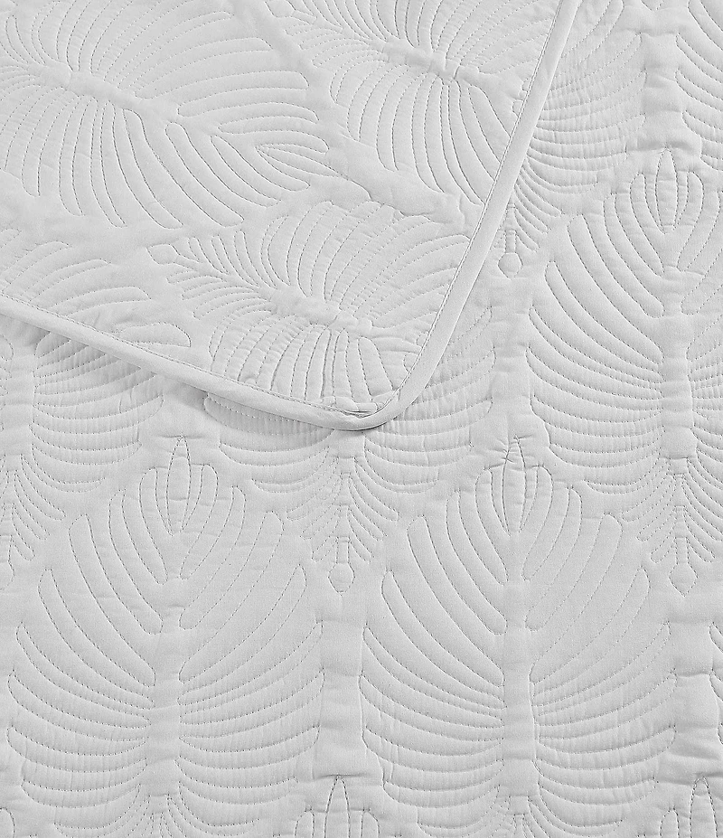 Tommy Bahama Line Palm Cotton Reversible Quilt Mini Set
