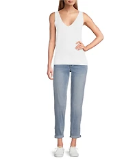 Tommy Bahama Linen Blend Addison V-Neck Sleeveless Tank