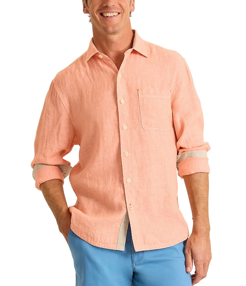 Tommy Bahama Linen Paradise Breezer Long Sleeve Woven Shirt