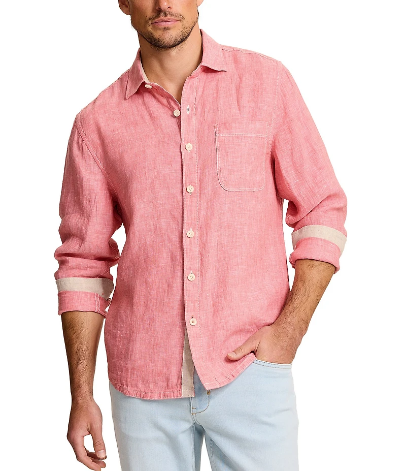 Tommy Bahama Linen Paradise Breezer Long Sleeve Woven Shirt
