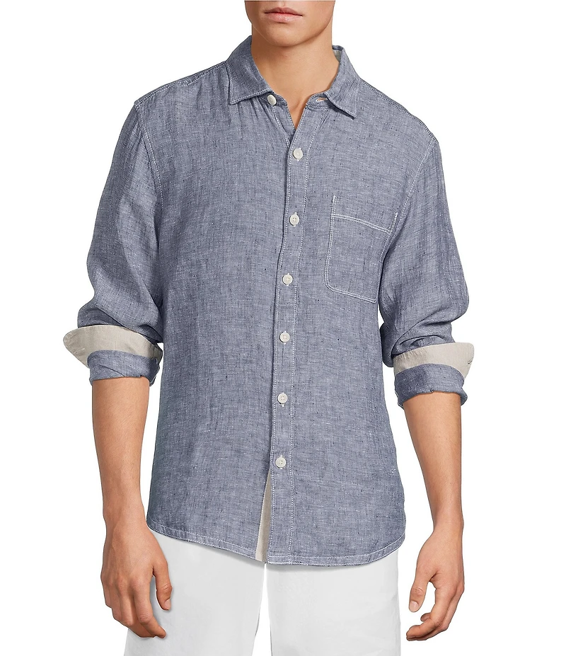 Tommy Bahama Linen Paradise Breezer Long Sleeve Woven Shirt