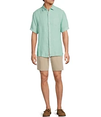 Tommy Bahama Linen Paradise Breezer Short Sleeve Woven Shirt