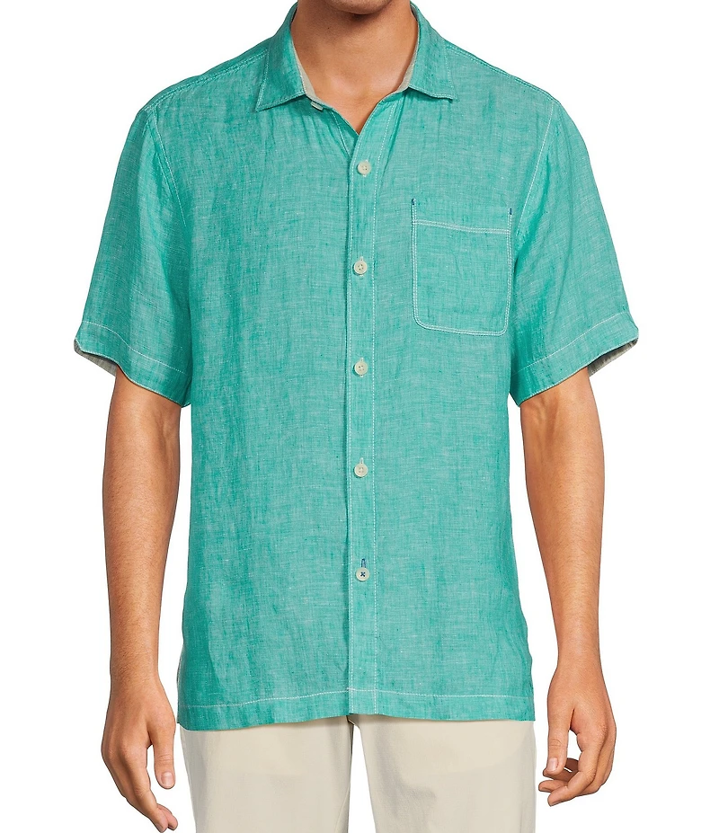 Tommy Bahama Linen Paradise Breezer Short Sleeve Woven Shirt