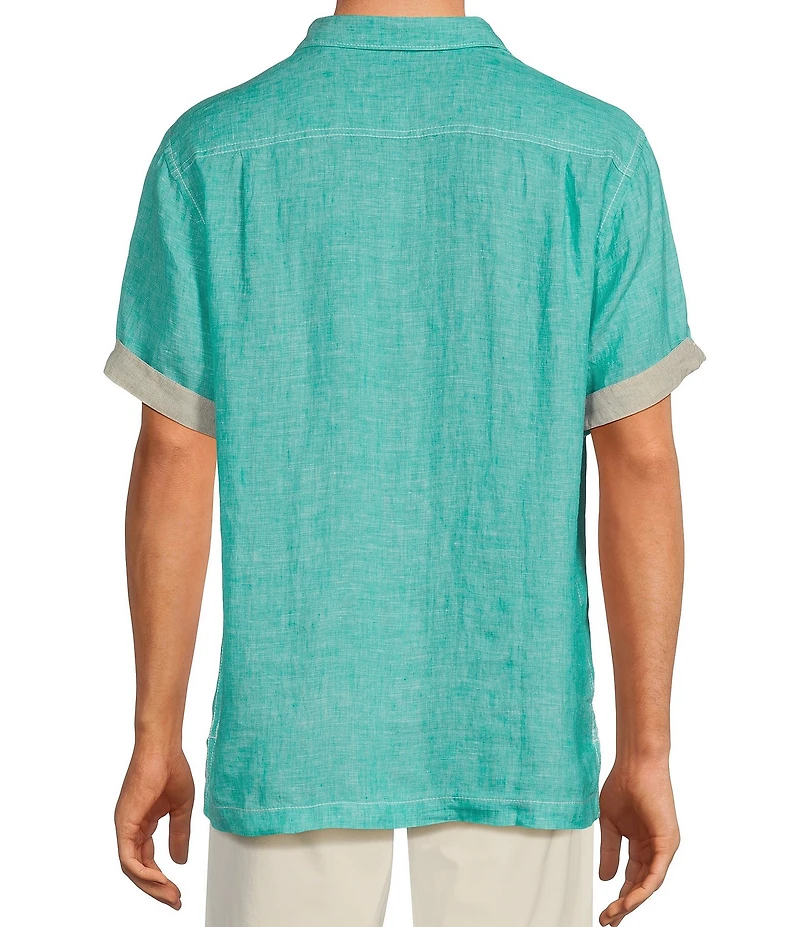 Tommy Bahama Linen Paradise Breezer Short Sleeve Woven Shirt