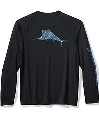 Tommy Bahama Long Sleeve Chill Time Surf Graphic T-Shirt