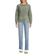 Tommy Bahama Luna Chenille Boat Neck Long Sleeve Pullover Sweater