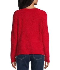 Tommy Bahama Luna Chenille Boat Neck Long Sleeve Pullover Sweater