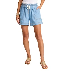 Tommy Bahama Lyocell Light Weight 5#double; Denim Shorts