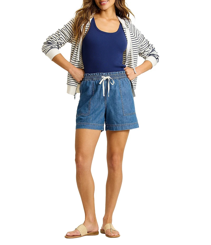 Tommy Bahama Lyocell Light Weight 5#double; Denim Shorts