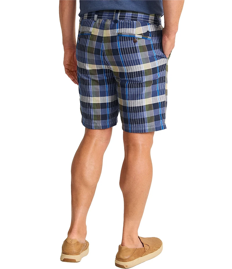 Tommy Bahama Marina Del Madras 9#double; Inseam Shorts