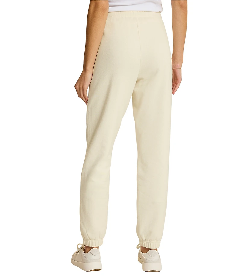 Tommy Bahama Marina Del Mar Brush Back Fleece Wide Leg Drawstring Front Joggers