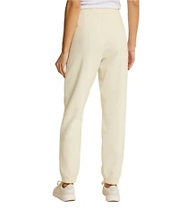 Tommy Bahama Marina Del Mar Brush Back Fleece Wide Leg Drawstring Front Joggers