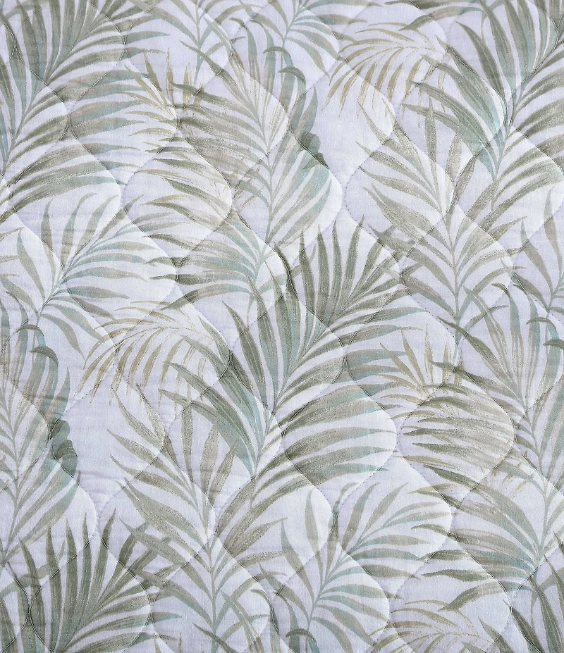 Tommy Bahama Maui Palm Printed Cotton Reversible Quilt Mini Set