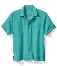 Tommy Bahama Meat Your Maker Short Sleeve Woven Embroidered Camp Shirt