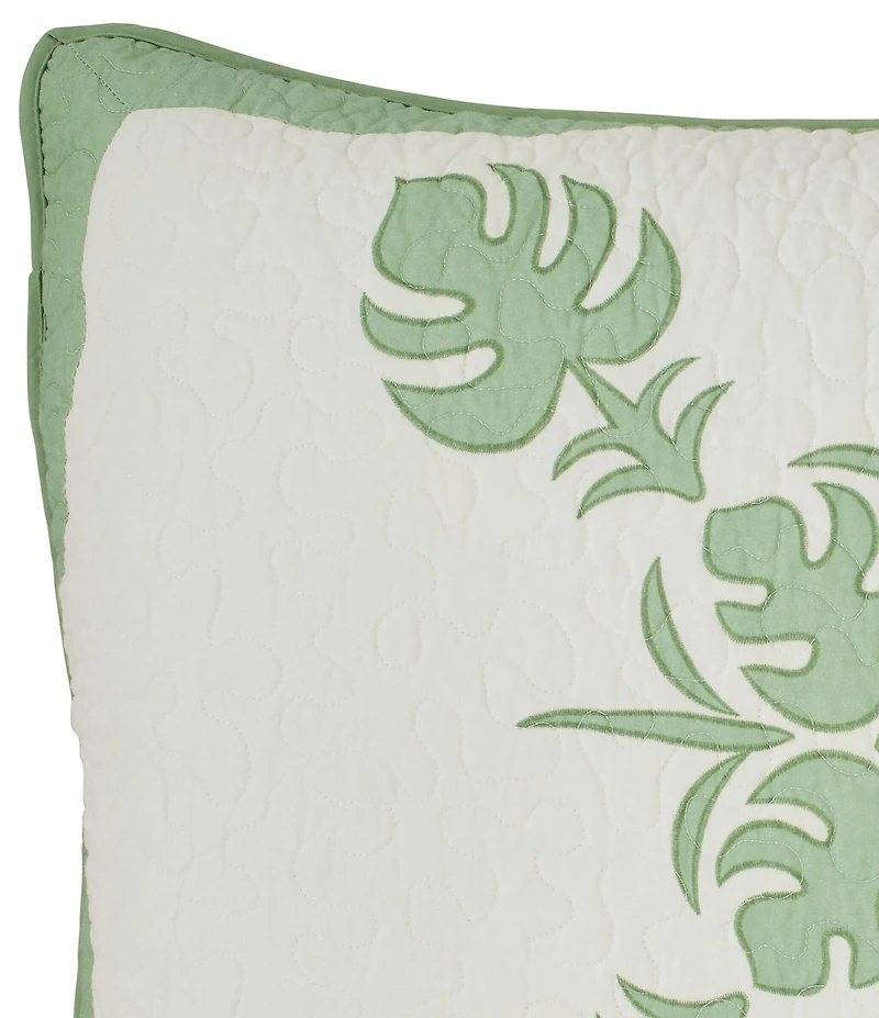 Tommy Bahama Molokai Leaf Cotton Sham