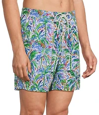 Tommy Bahama Naples Poolside Palms 6#double; Inseam Swim Trunks