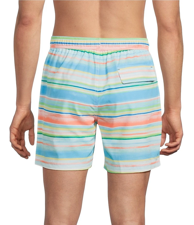 Tommy Bahama Naples Sand & Stripes 6#double; Swim Trunks