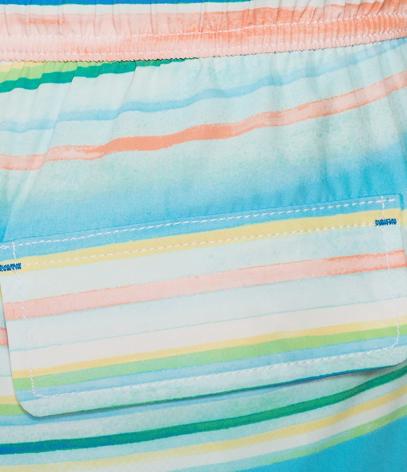 Tommy Bahama Naples Sand & Stripes 6#double; Swim Trunks