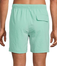 Tommy Bahama Naples Shores Seersucker 6#double; Inseam Swim Trunks