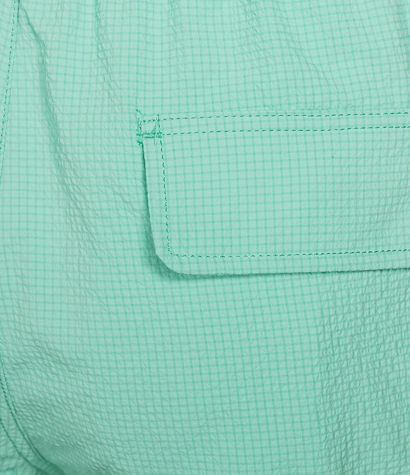 Tommy Bahama Naples Shores Seersucker 6#double; Inseam Swim Trunks