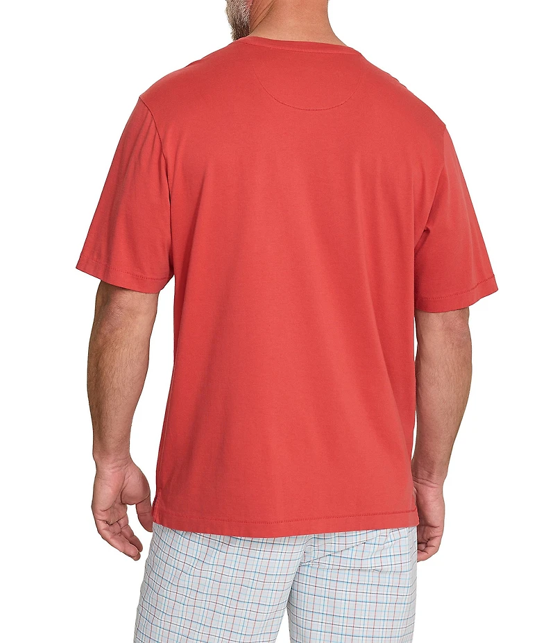 Tommy Bahama New Bali Skyline Short Sleeve Crewneck Solid Pocket T-Shirt