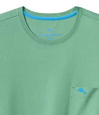 Tommy Bahama New Bali Skyline Short Sleeve Crewneck Solid Pocket T-Shirt