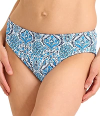 Tommy Bahama Noble Pineapple Reversible High Waist Swim Bottom