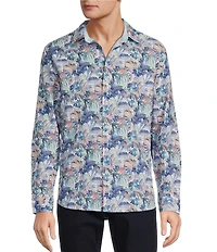 Tommy Bahama Nova Wave Amalfi Gardens Stretch Seersucker Long Sleeve Woven Shirt