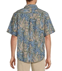 Tommy Bahama Nova Wave Feira Fronds Short Sleeve Woven Shirt