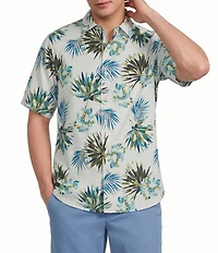 Tommy Bahama Nova Wave Frond Mosaic Short Sleeve Woven Shirt