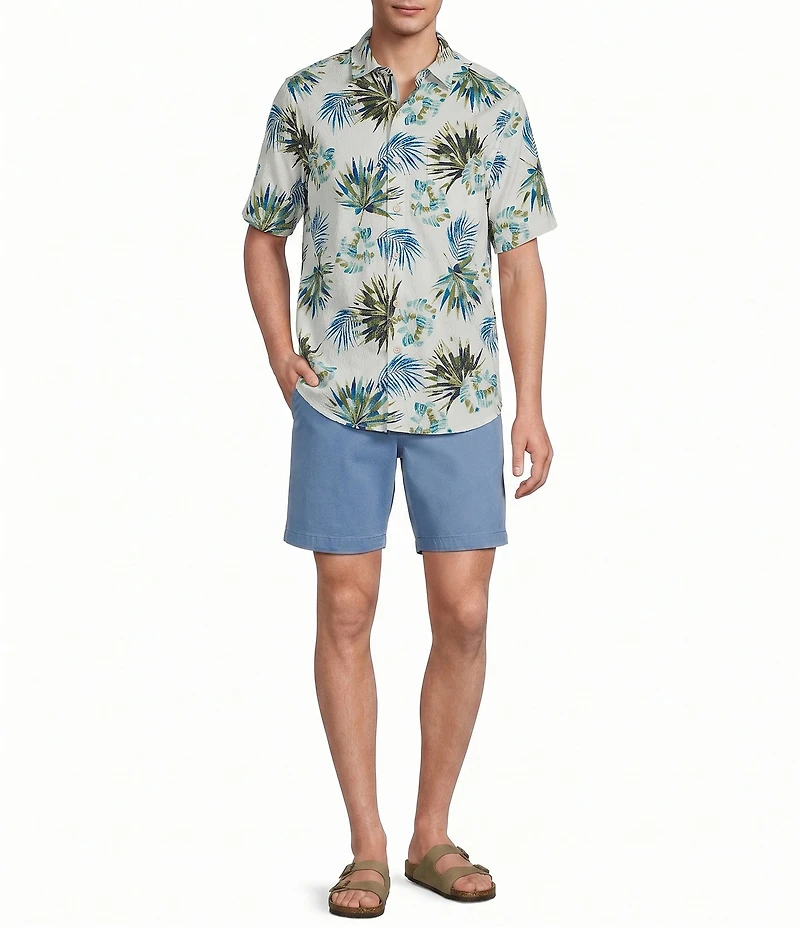 Tommy Bahama Nova Wave Frond Mosaic Short Sleeve Woven Shirt