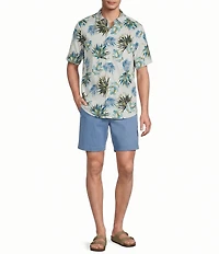 Tommy Bahama Nova Wave Frond Mosaic Short Sleeve Woven Shirt