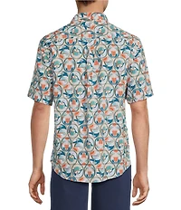 Tommy Bahama Nova Wave Glass Half Full Short Sleeve Woven Shirt