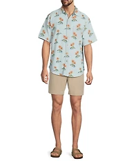 Tommy Bahama Nova Wave Island Hop Tropical Short Sleeve Woven Shirt