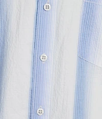 Tommy Bahama Nova Wave Maliblue Stripe Short Sleeve Woven Shirt