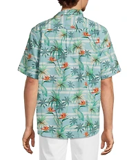 Tommy Bahama Nova Wave Palmero Stripe Short Sleeve Woven Shirt