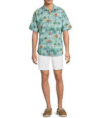 Tommy Bahama Nova Wave Palmero Stripe Short Sleeve Woven Shirt