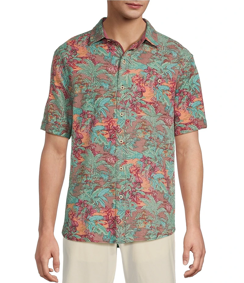 Tommy Bahama Nova Wave Retro Vibes Short Sleeve Woven Shirt