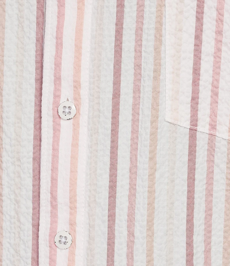 Tommy Bahama Nova Wave Silva Stripe Short Sleeve Woven Shirt