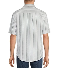 Tommy Bahama Nova Wave Silva Stripe Short Sleeve Woven Shirt