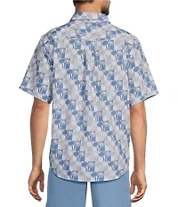 Tommy Bahama Nova Wave Sunnyside Palms Short Sleeve Woven Shirt