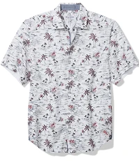 Tommy Bahama Nova Wave Sweetwater Scenic Short Sleeve Woven Shirt