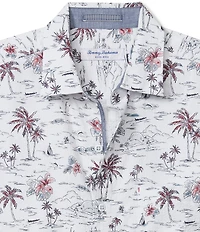 Tommy Bahama Nova Wave Sweetwater Scenic Short Sleeve Woven Shirt