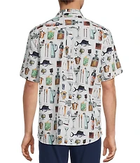 Tommy Bahama Nova Wave Well Stocked Short Sleeve Woven Shirt