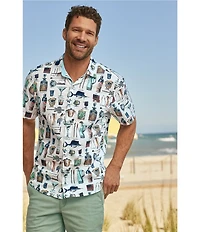 Tommy Bahama Nova Wave Well Stocked Short Sleeve Woven Shirt