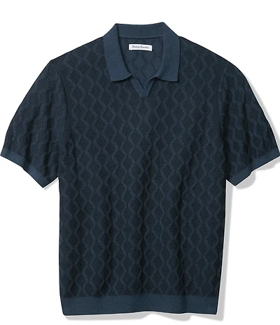 Tommy Bahama Ocean Waters Short Sleeve Polo Shirt